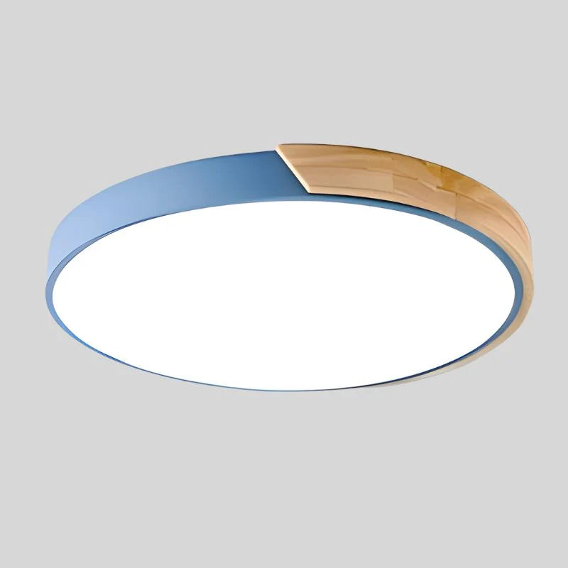 Ceiling Light Round Macaron Design Built-In LED