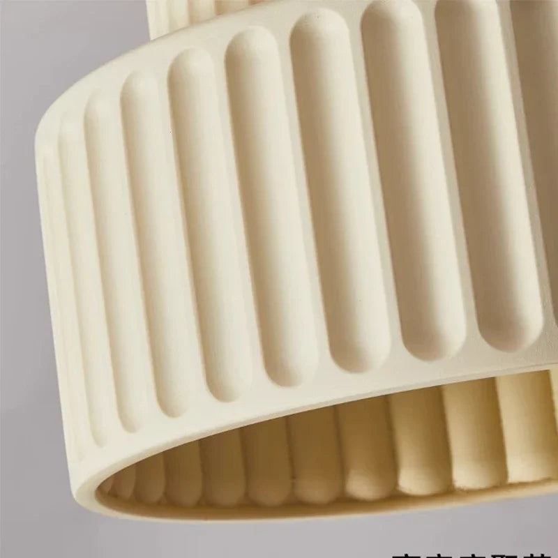 Ceiling Light Sculptural Ripple Diffuser Warm White
