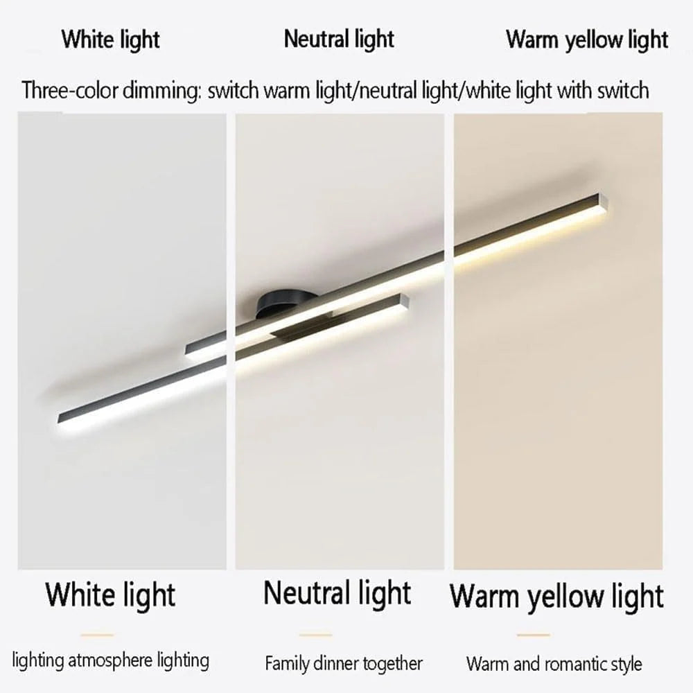 Ceiling Light Semi-Flush Mount Integrated LED Dimmable