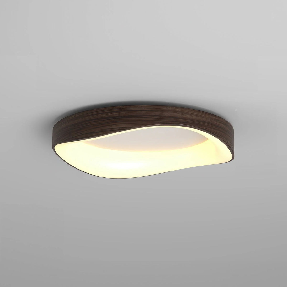 Ceiling Light Wood Grain Dual-Output LED