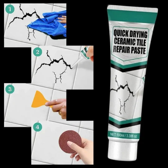 Ceramic Repair Paste Kit Water-Based Quick-Drying