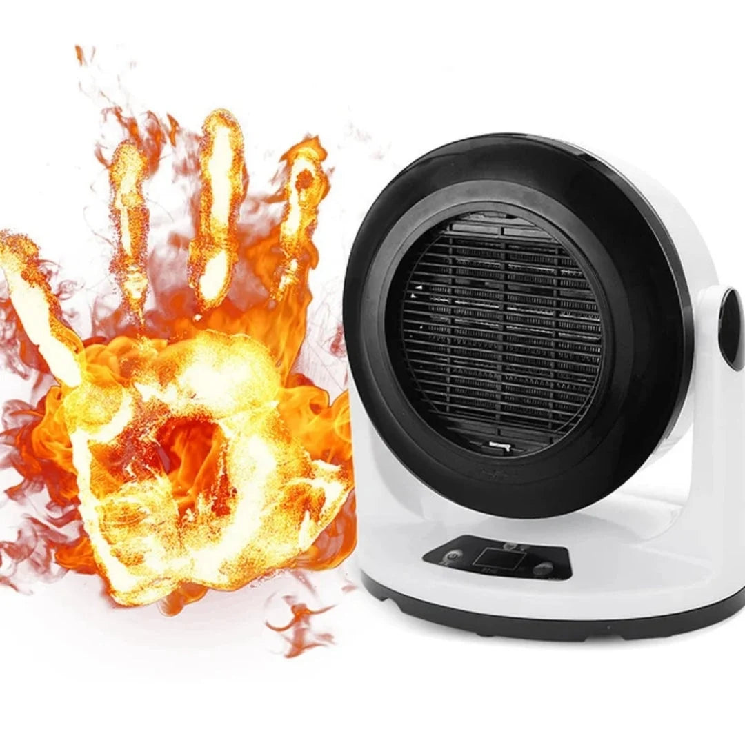 Ceramic Space Heater Compact With Remote Control & Timer