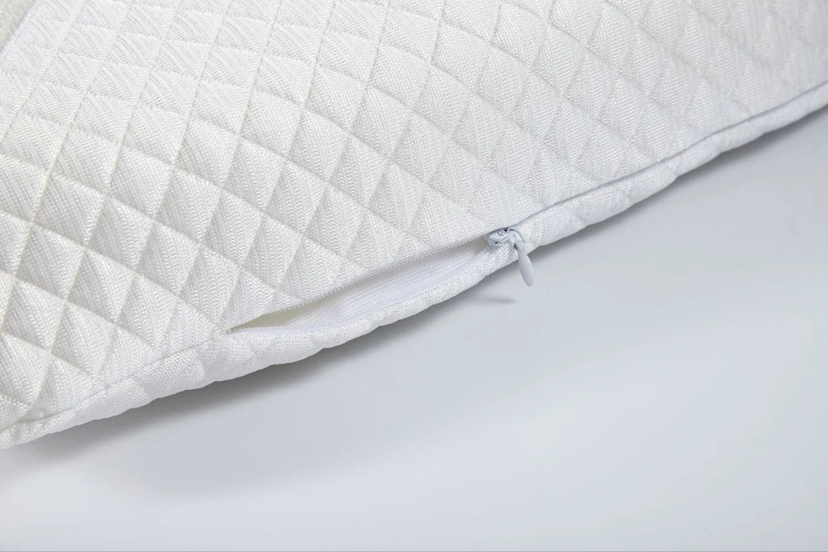 Cervical Pillow Contoured Memory Foam Washable Cooling Cover