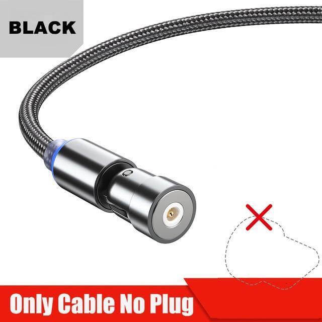 Charging Cable Magnetic Rotating 2.4A LED Indicator