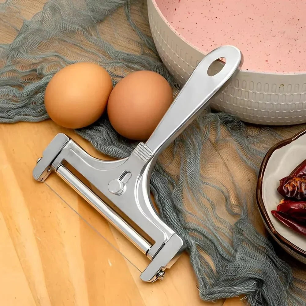 Cheese Slicer Adjustable Thickness With 4 Spare Wires