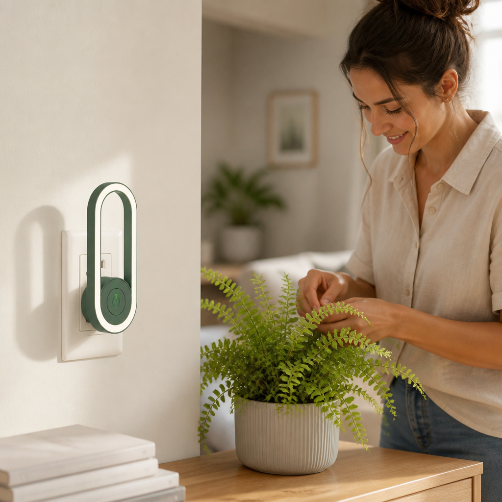 Chemical-Free 360° Ultrasonic Mosquito Repeller (Plug-In)
