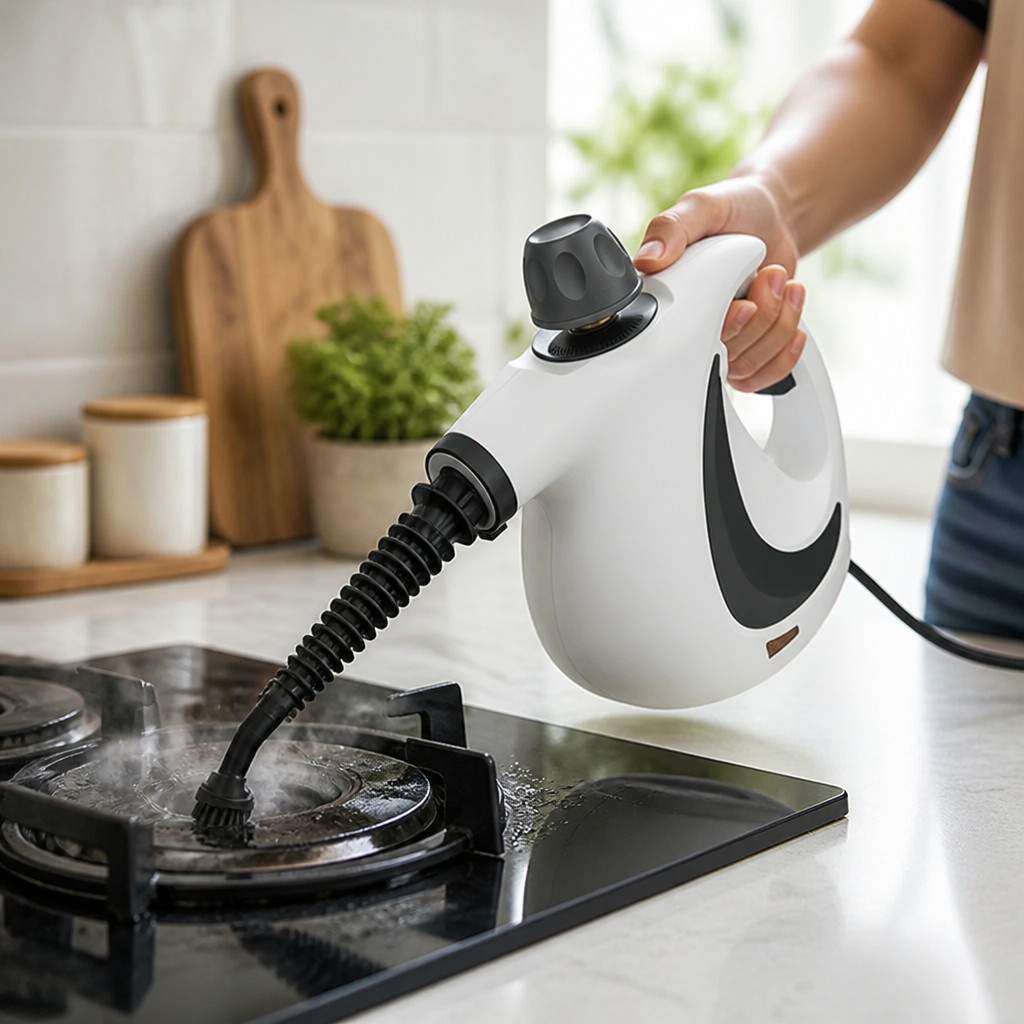 Chemical-Free High-Pressure Handheld Steam Cleaner (12 Accessories)