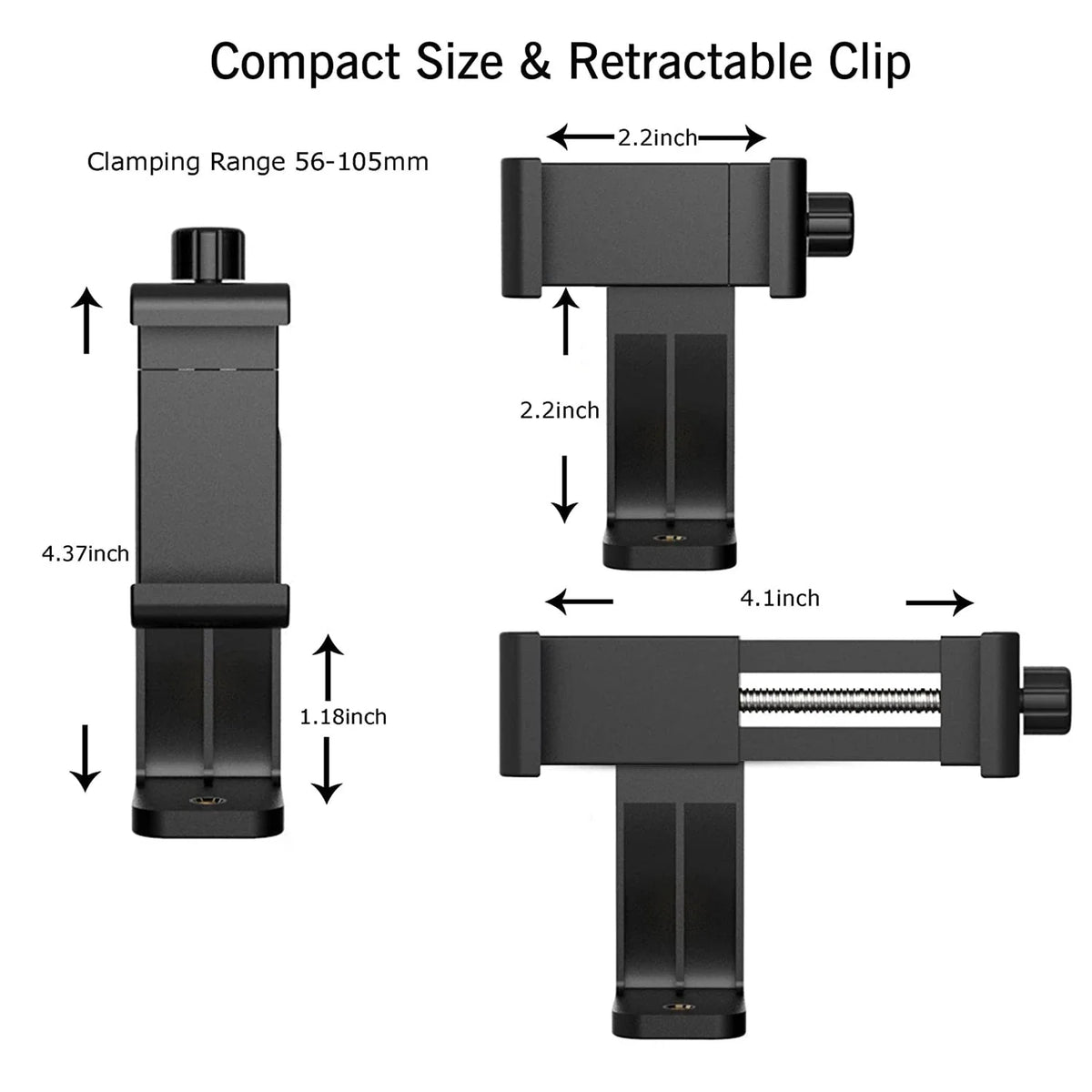 Chest Strap Phone Mount 360° Rotating Hands-Free