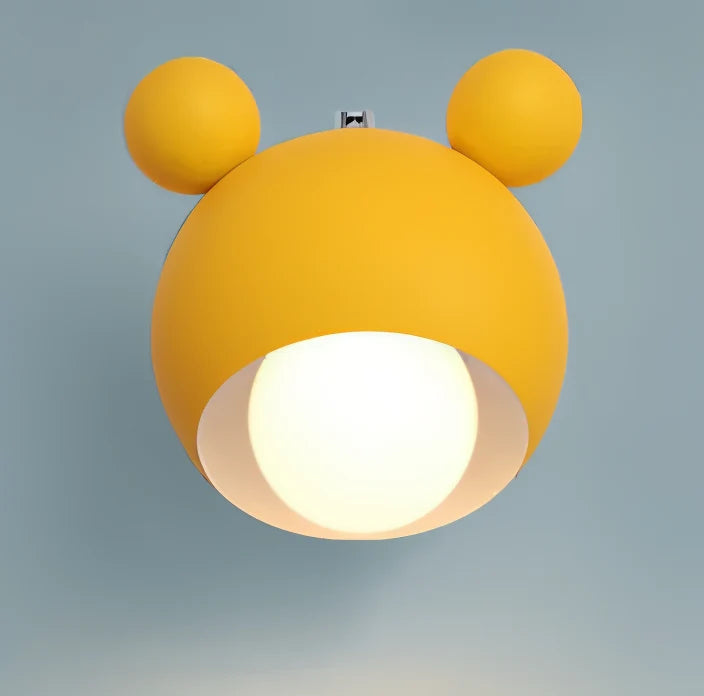 Children's Wall Lamp Mouse Silhouette Rotatable Warm LED & Cool-To-Touch
