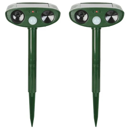 Chipmunk Repeller Solar-Powered Motion-Activated 30 Foot Coverage