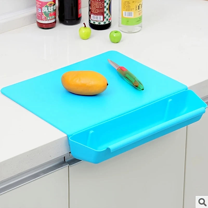Chopping Board Built-In Drawer & Removable Tray