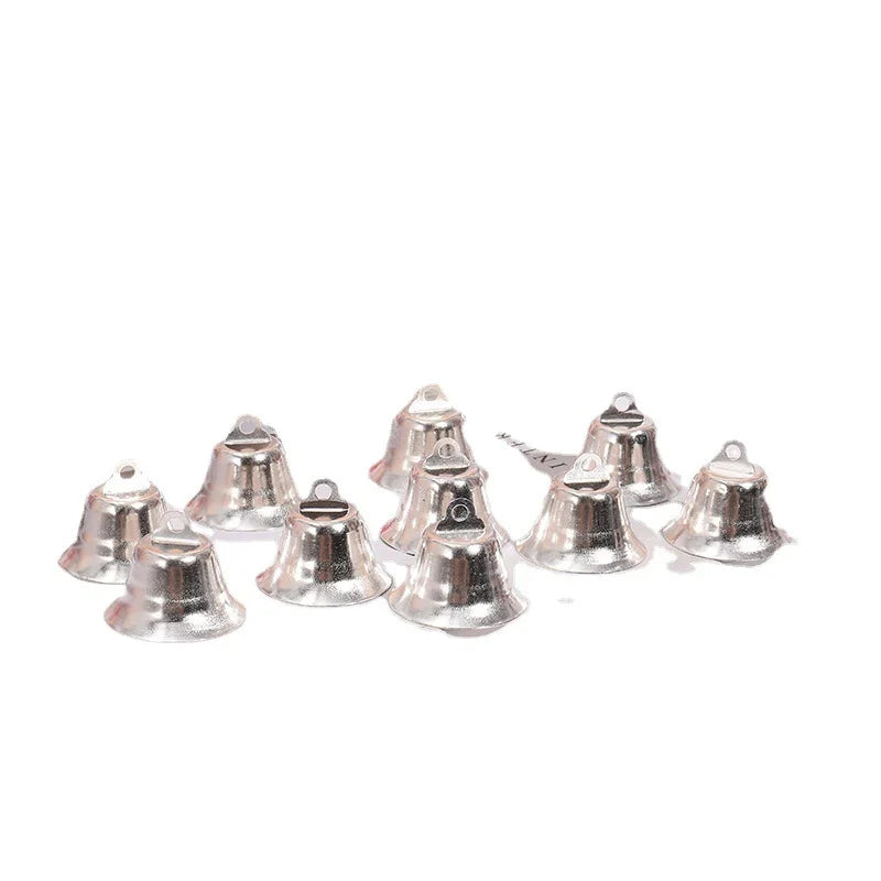 Christmas Bells Polished Gold Durable Hanging Loop