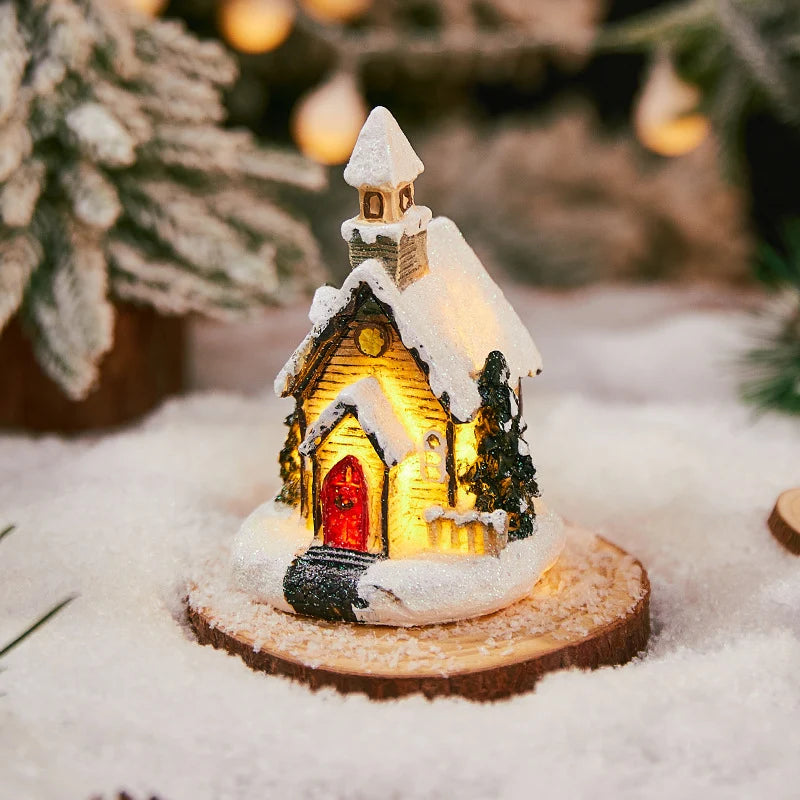 Christmas Decoration Figure LED-Lit Weatherproof Polyresin Indoor & Outdoor