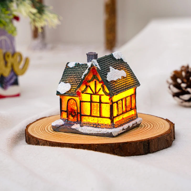 Christmas Decoration Figure LED-Lit Weatherproof Polyresin Indoor & Outdoor