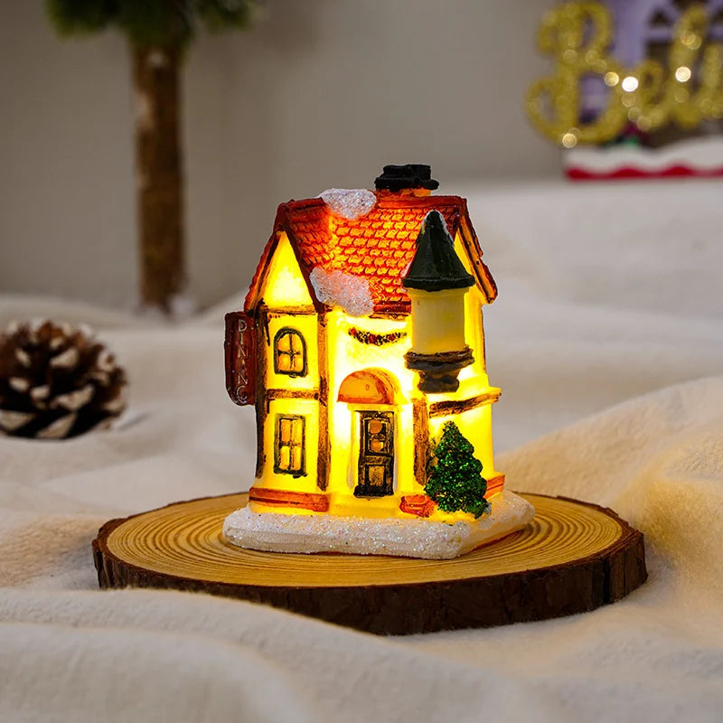 Christmas Decoration Figure LED-Lit Weatherproof Polyresin Indoor & Outdoor