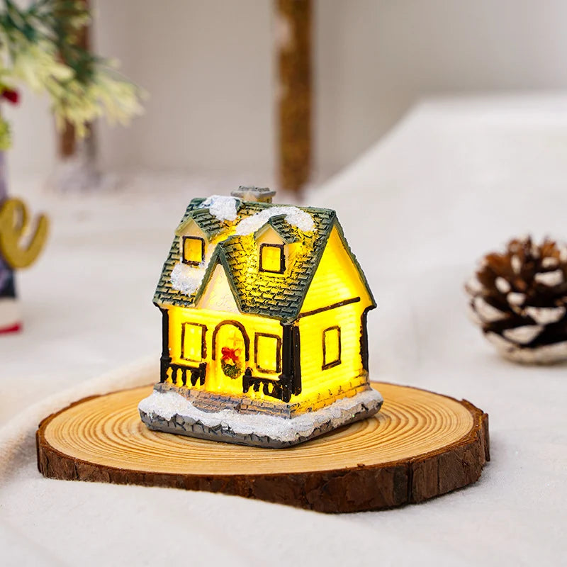 Christmas Decoration Figure LED-Lit Weatherproof Polyresin Indoor & Outdoor