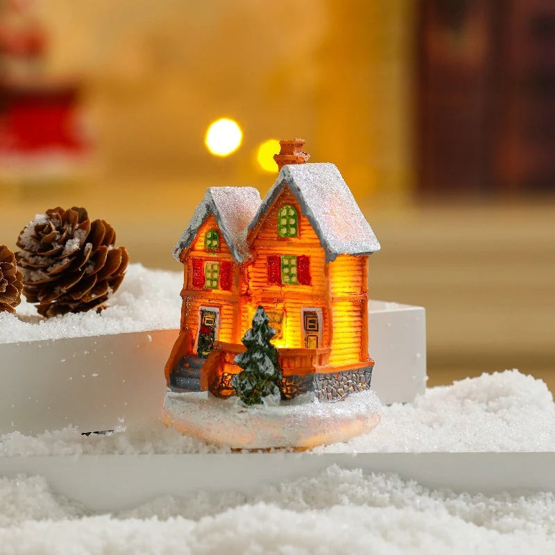 Christmas Decoration Figure LED-Lit Weatherproof Polyresin Indoor & Outdoor