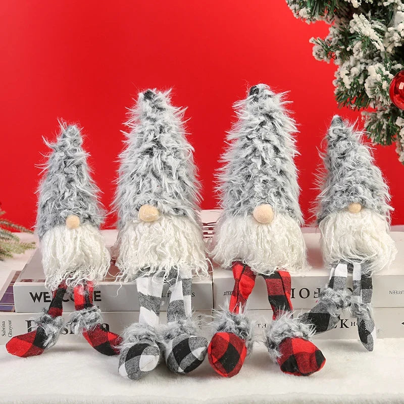 Christmas Doll Handmade Plush Tall Hat Indoor & Outdoor