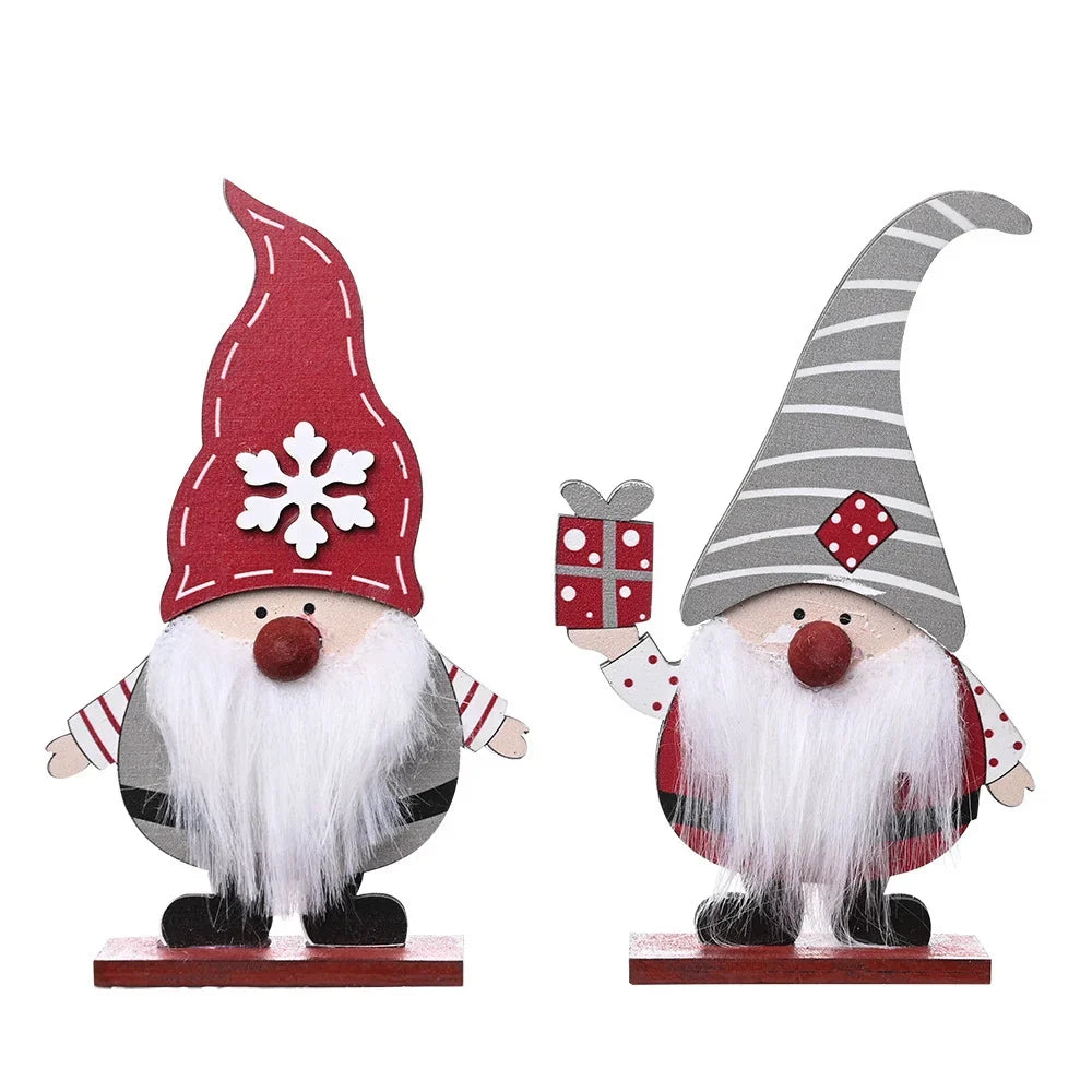 Christmas Figurine Classic Santa Durable Tabletop Decor