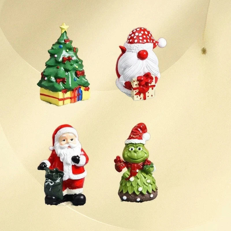 Christmas Figurine Polyresin Weather-Resistant