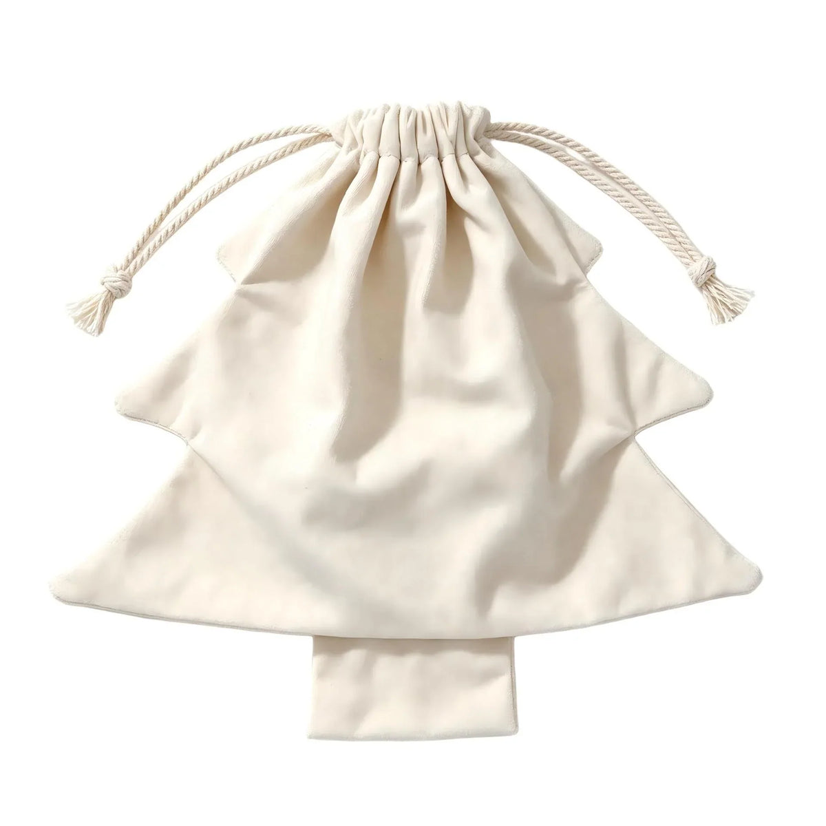 Christmas Gift Bag Tree Shape Durable Fabric & Drawstring