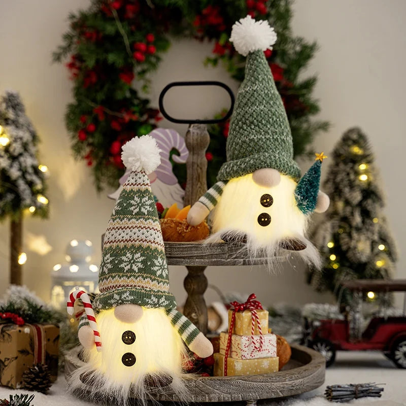 Christmas Gnome Plush Lighted Indoor Outdoor