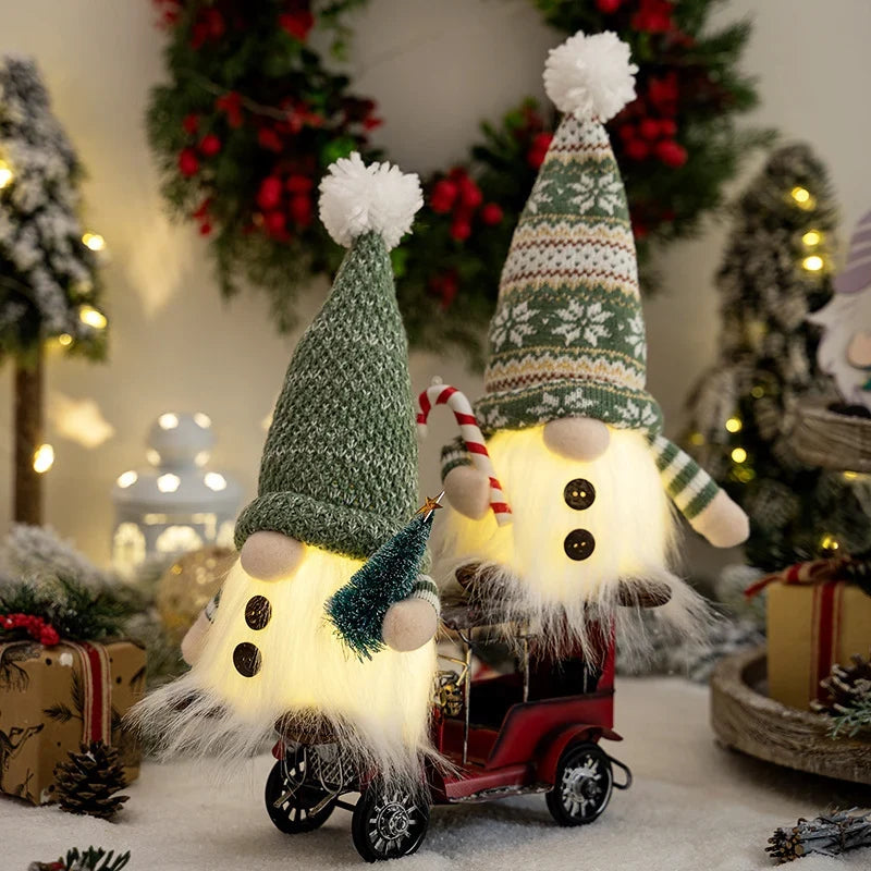 Christmas Gnome Plush Lighted Indoor Outdoor