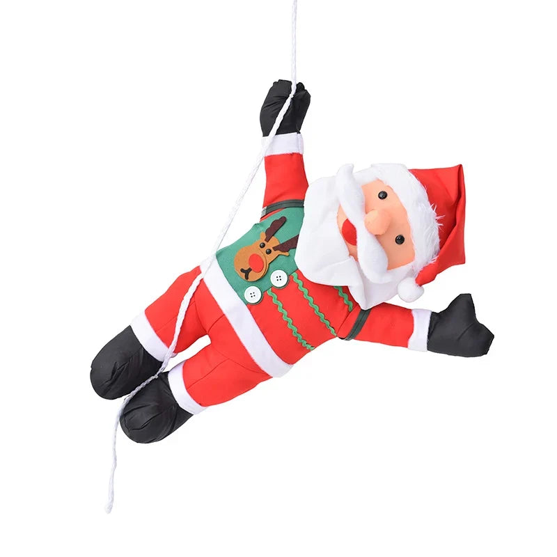 Christmas Hanging Decoration Santa Figure Reindeer Motif