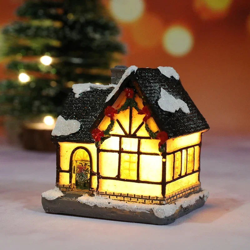 Christmas House Decor Handcrafted Integrated LED Snow Accents