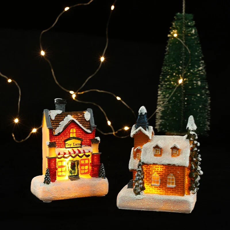 Christmas House Light Warm LED Plug-In