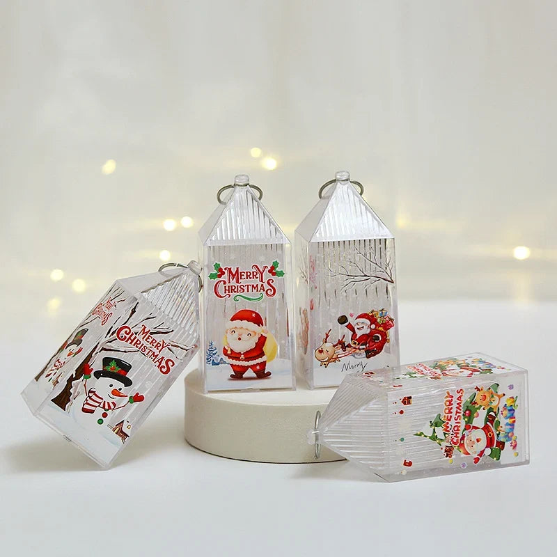Christmas Lantern Battery-Powered Soft LED Durable Plastic