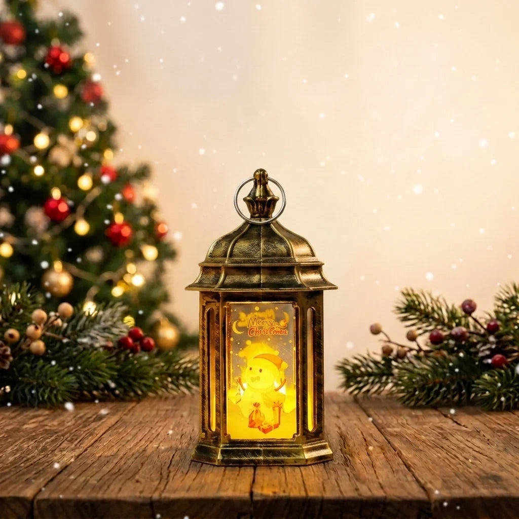 Christmas Lantern Energy-Efficient LED Indoor & Outdoor