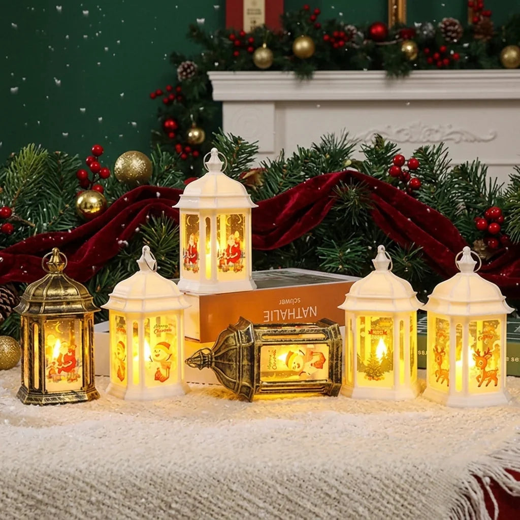 Christmas Lantern Energy-Efficient LED Indoor & Outdoor