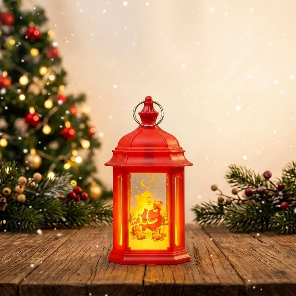Christmas Lantern Energy-Efficient LED Indoor & Outdoor
