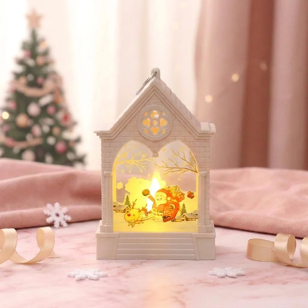 Christmas Lantern Integrated LED Hanging & Tabletop