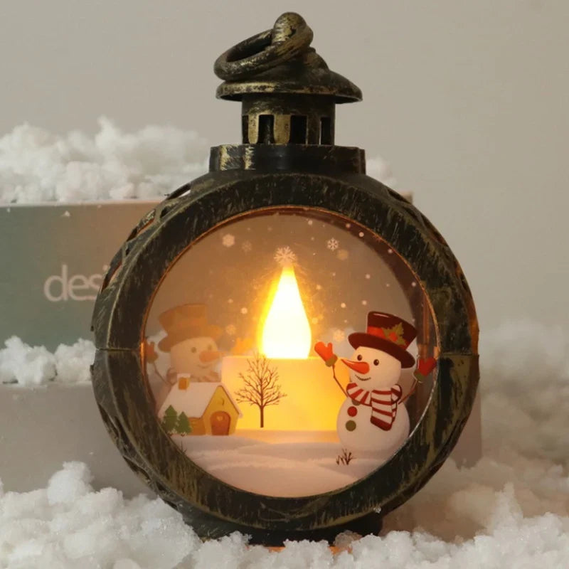 Christmas Lantern LED Weather-Resistant Indoor & Outdoor