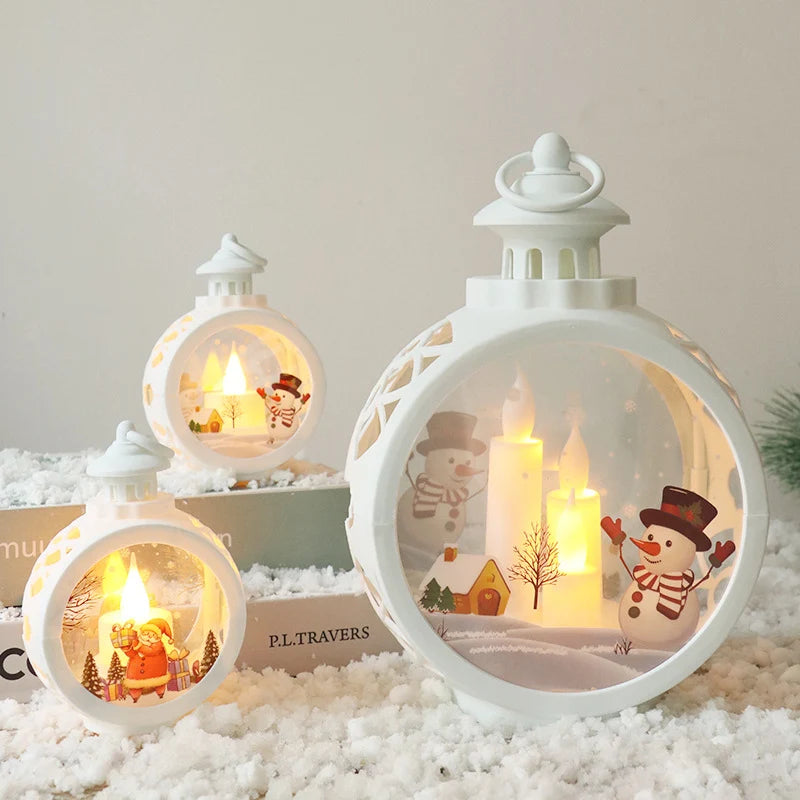 Christmas Lantern LED Weatherproof Indoor Outdoor