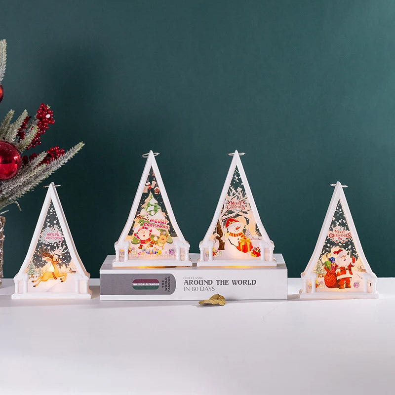 Christmas Lantern Snowman Design Energy-Efficient LED Indoor & Outdoor