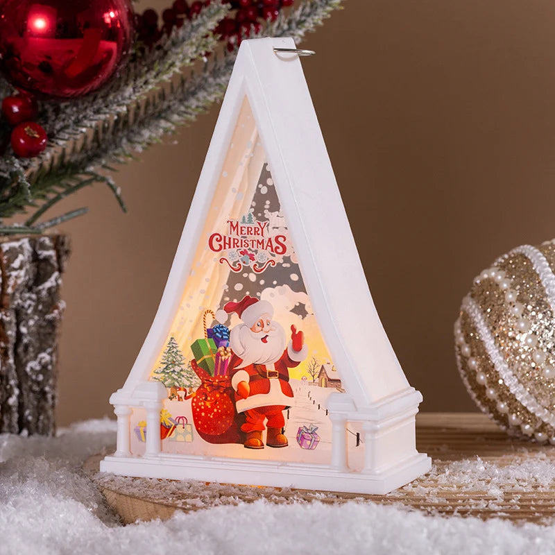 Christmas Lantern Snowman Design Energy-Efficient LED Indoor & Outdoor