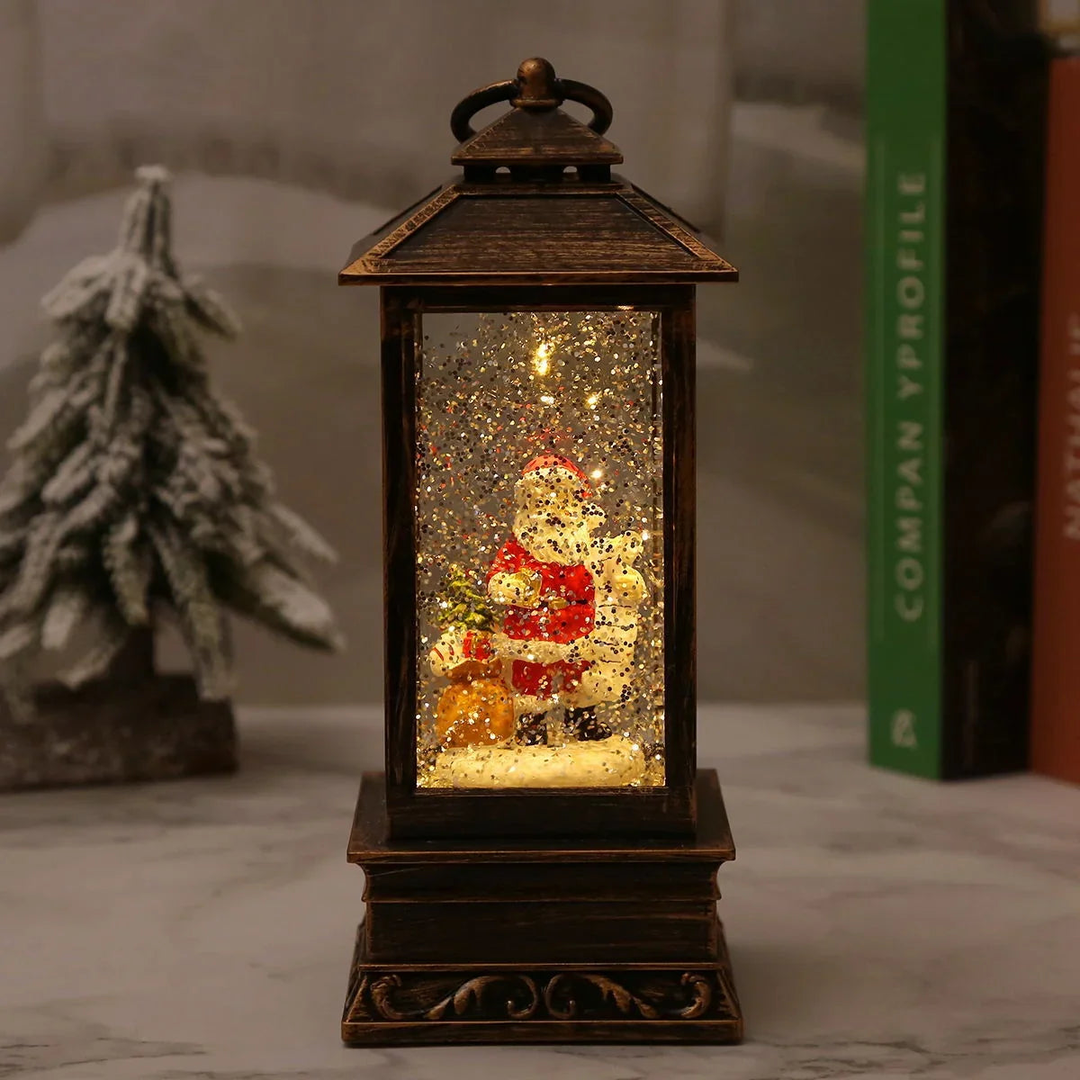 Christmas Lantern Snowman Design & Integrated LED