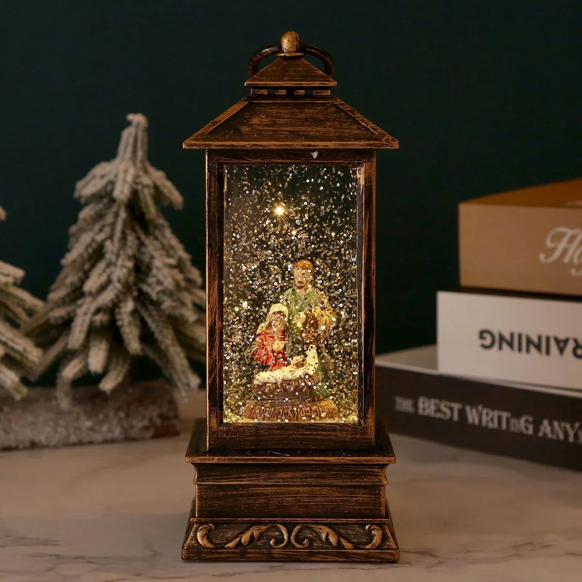 Christmas Lantern Snowman Design & Integrated LED
