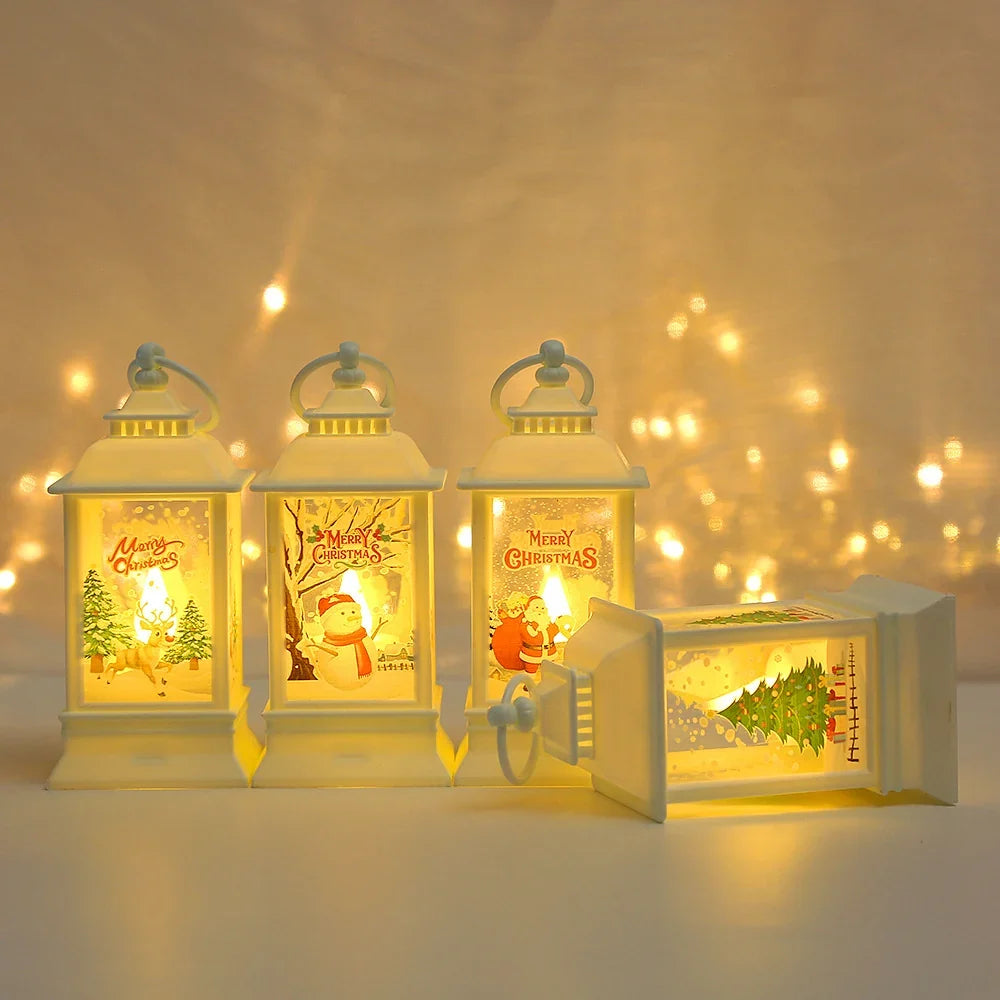 Christmas Lantern Soft LED Warm Glow Indoor & Outdoor