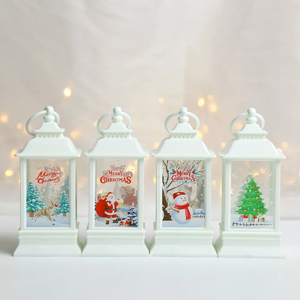 Christmas Lantern Soft LED Warm Glow Indoor & Outdoor
