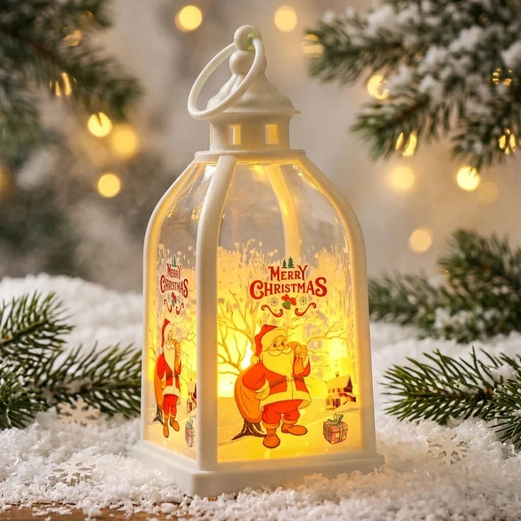 Christmas Lantern Warm Glow Indoor & Outdoor