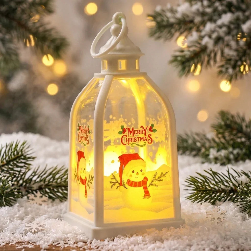 Christmas Lantern Warm Glow Indoor & Outdoor
