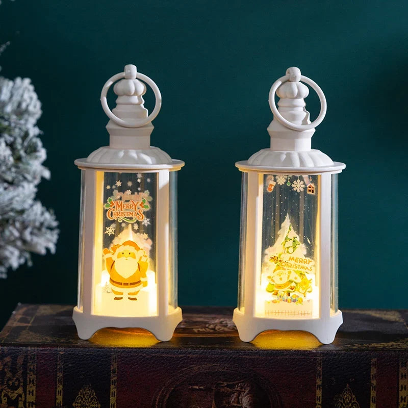 Christmas Lantern Weather-Resistant Plastic Indoor & Outdoor