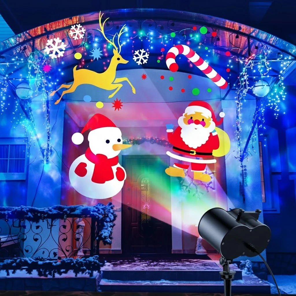 Christmas Light Projector 16 Slides Indoor & Outdoor Use