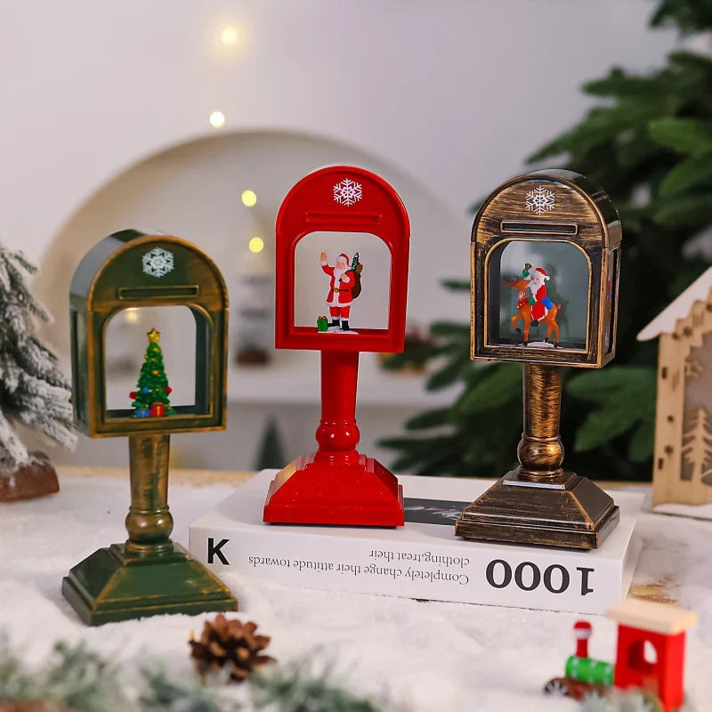 Christmas Mailbox Integrated LED No Wiring Or Batteries