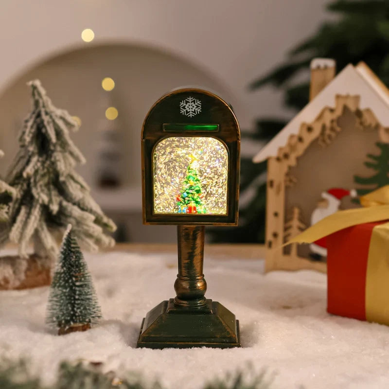 Christmas Mailbox Integrated LED No Wiring Or Batteries