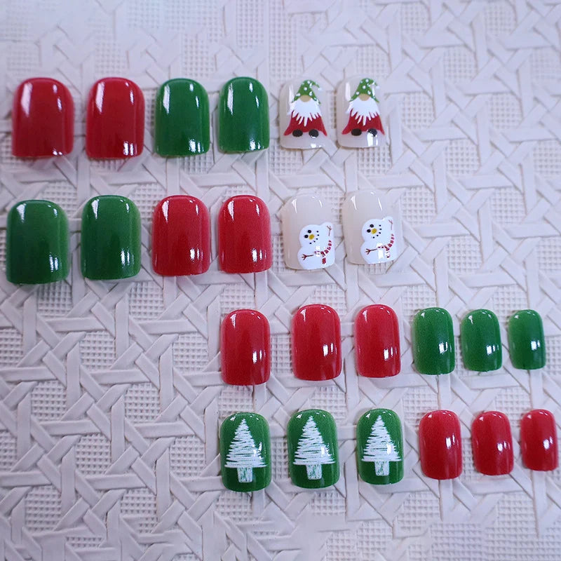 Christmas Nail Art Kit Festive Designs Chip-Resistant